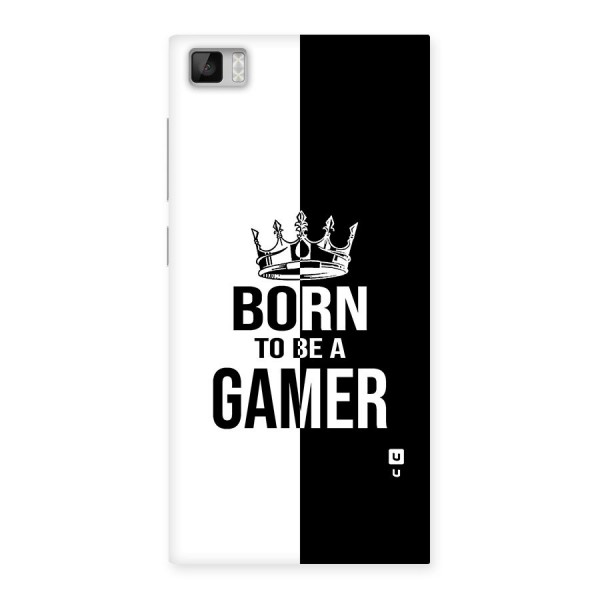 Born To Be Gamer Back Case for Xiaomi Mi3