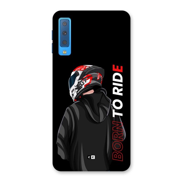 Born To Ride Back Case for Galaxy A7 (2018)