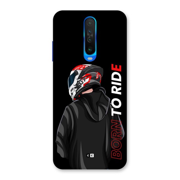 Born To Ride Back Case for Poco X2