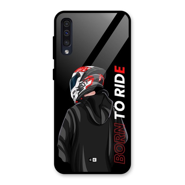 Born To Ride Glass Back Case for Galaxy A50