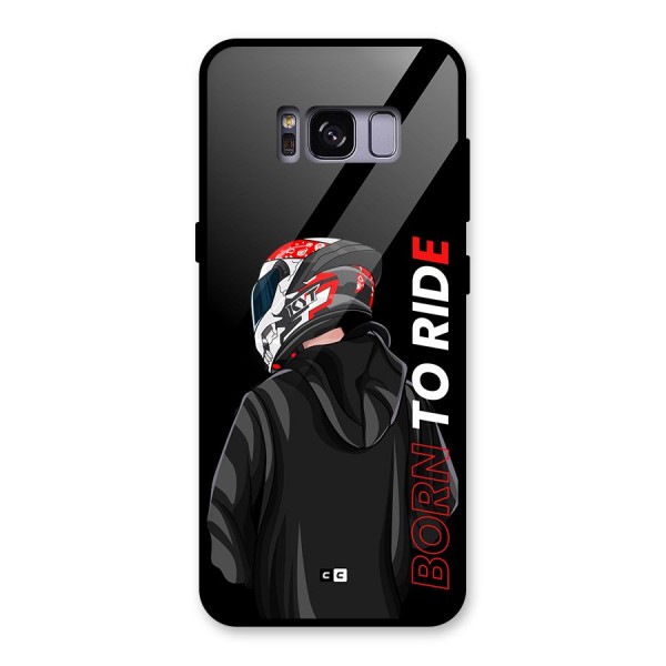 Born To Ride Glass Back Case for Galaxy S8