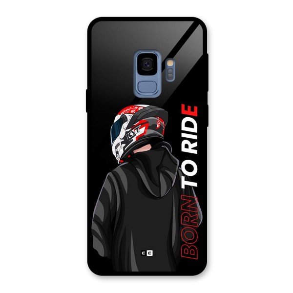 Born To Ride Glass Back Case for Galaxy S9