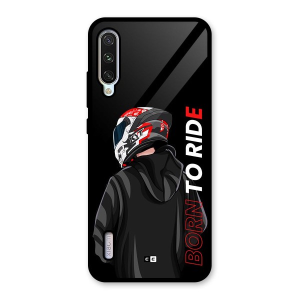 Born To Ride Glass Back Case for Mi A3