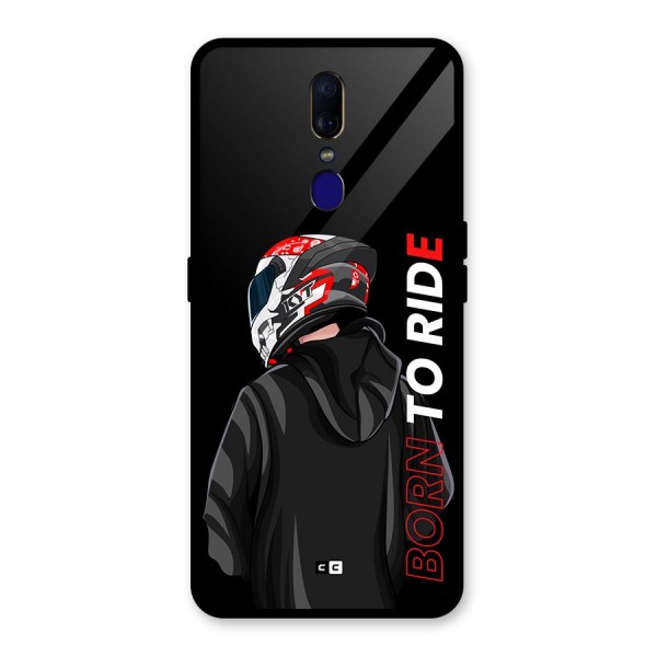 Born To Ride Glass Back Case for Oppo F11