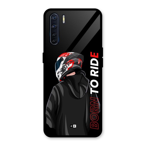 Born To Ride Glass Back Case for Oppo F15