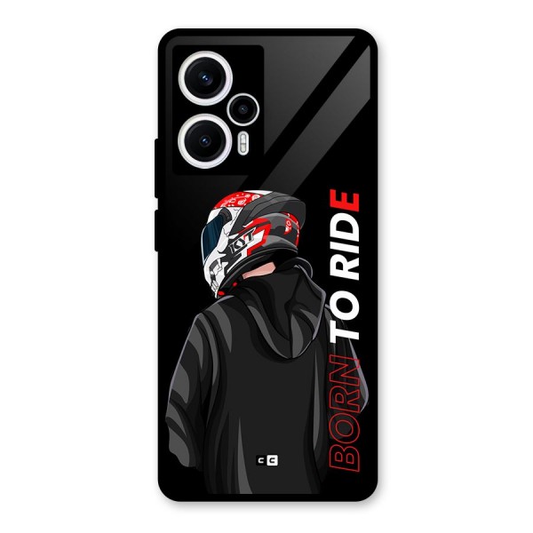 Born To Ride Glass Back Case for Poco F5