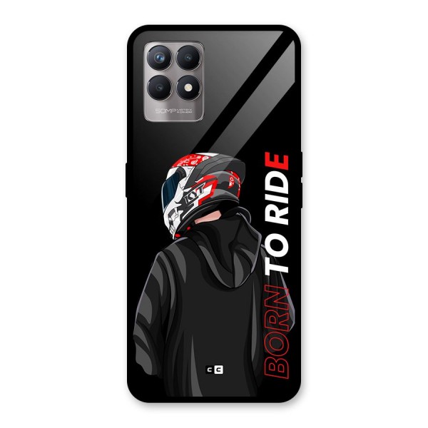 Born To Ride Glass Back Case for Realme 8i