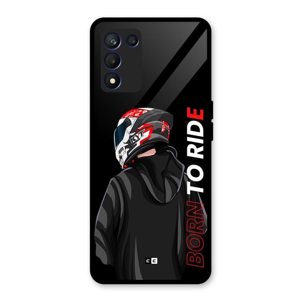 Born To Ride Glass Back Case for Realme 9 5G Speed