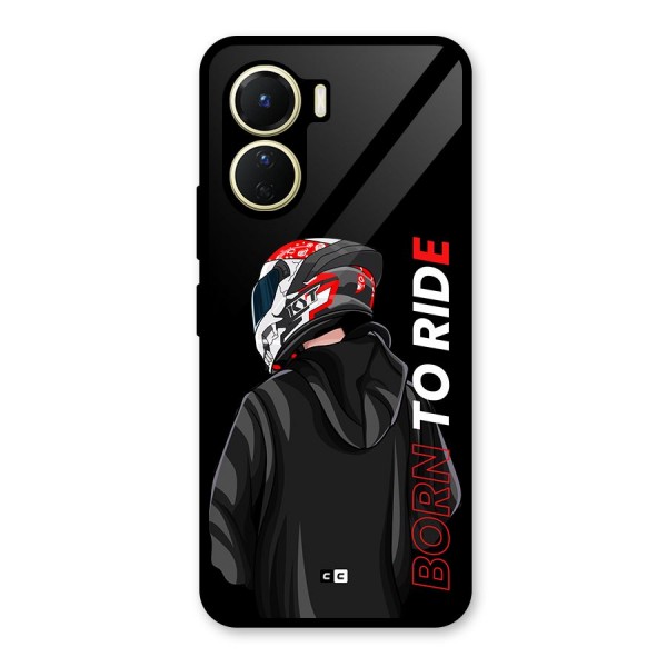 Born To Ride Glass Back Case for Vivo Y16