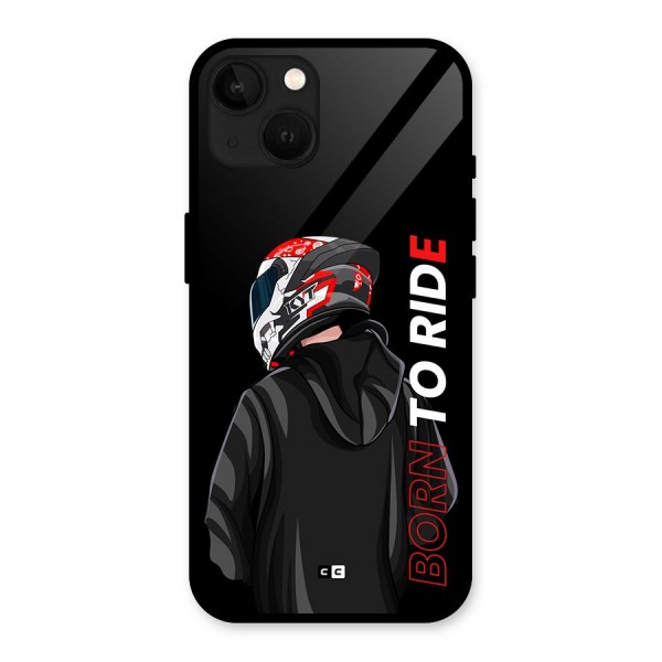 Born To Ride Glass Back Case for iPhone 13