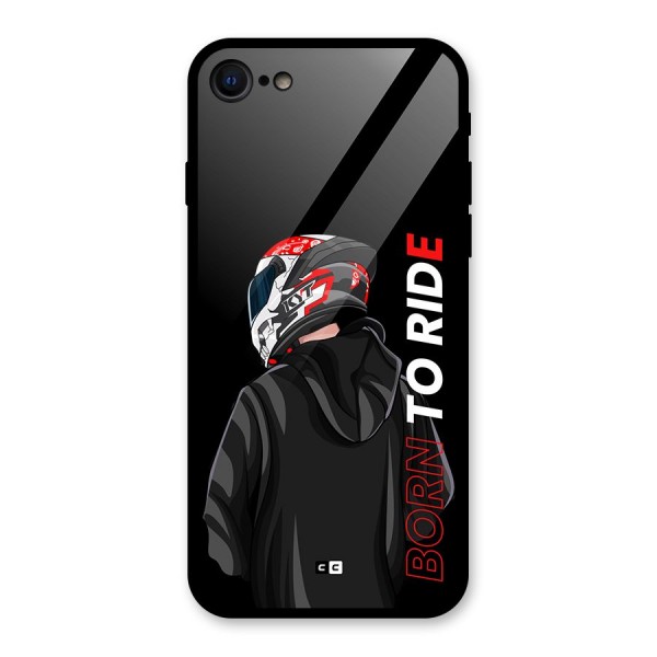 Born To Ride Glass Back Case for iPhone 8