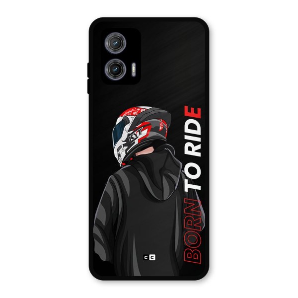 Born To Ride Metal Back Case for Moto G73