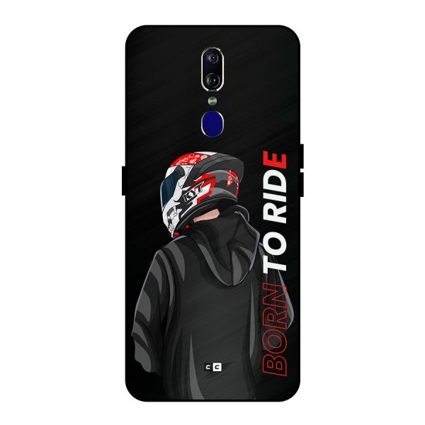 Born To Ride Metal Back Case for Oppo F11