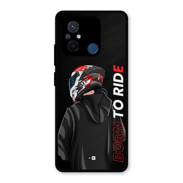 Born To Ride Metal Back Case for Poco C55