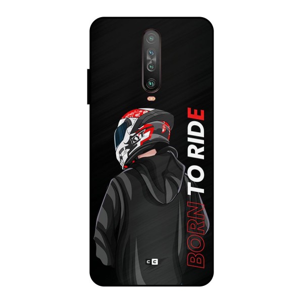 Born To Ride Metal Back Case for Poco X2