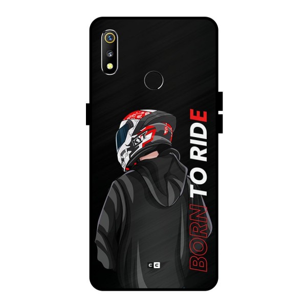 Born To Ride Metal Back Case for Realme 3