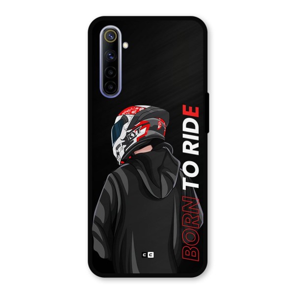 Born To Ride Metal Back Case for Realme 6i