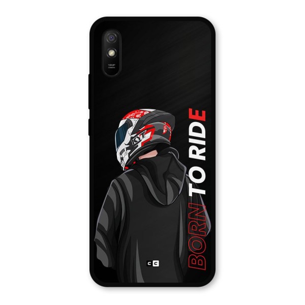 Born To Ride Metal Back Case for Redmi 9i