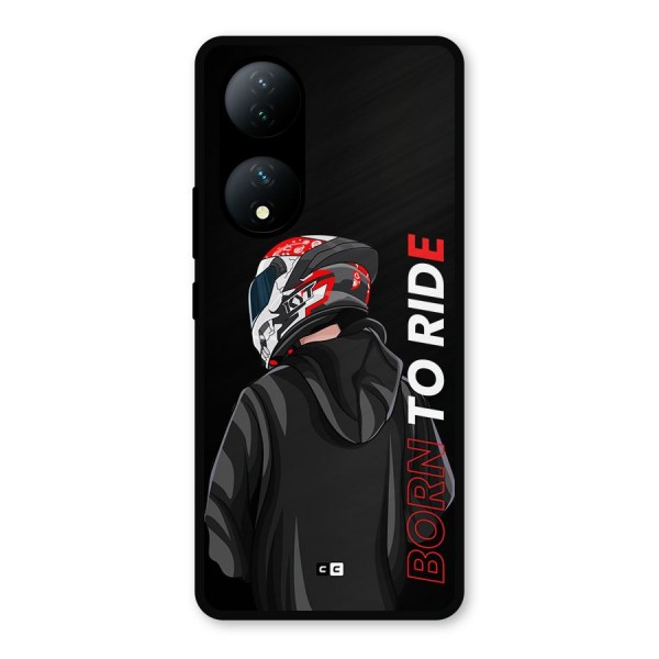 Born To Ride Metal Back Case for Vivo T2