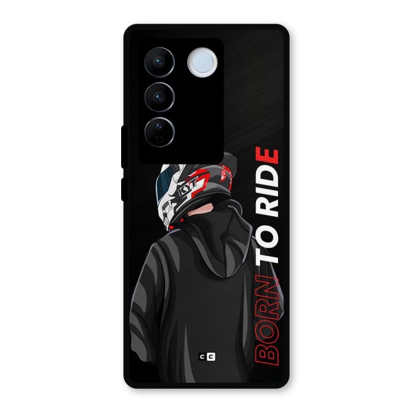 Born To Ride Metal Back Case for Vivo V27