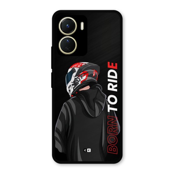 Born To Ride Metal Back Case for Vivo Y56