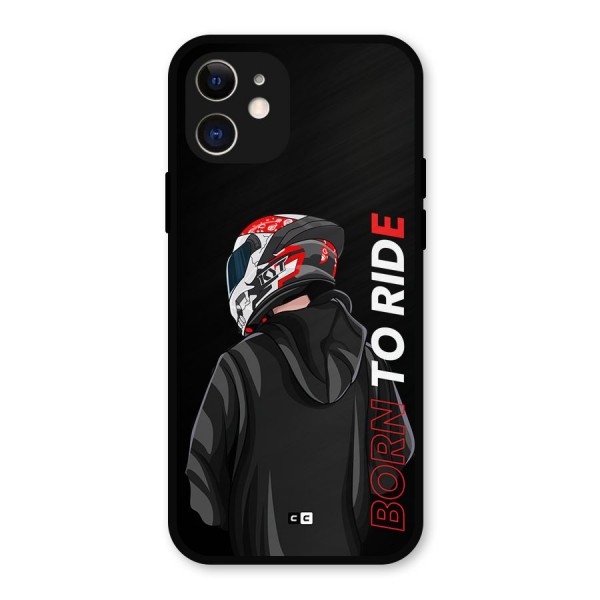 Born To Ride Metal Back Case for iPhone 12