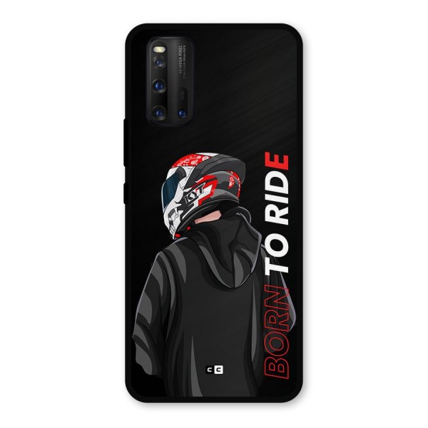 Born To Ride Metal Back Case for iQOO 3