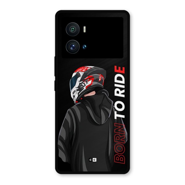 Born To Ride Metal Back Case for iQOO 9 Pro