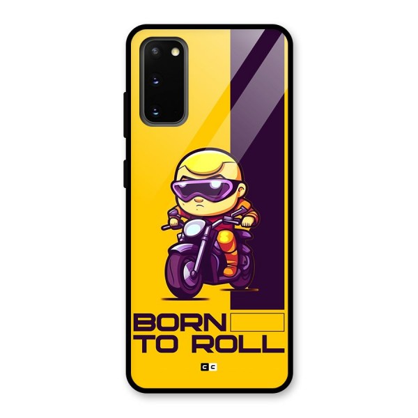 Born To Roll Glass Back Case for Galaxy S20