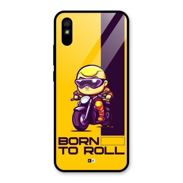 Born To Roll Glass Back Case for Redmi 9i