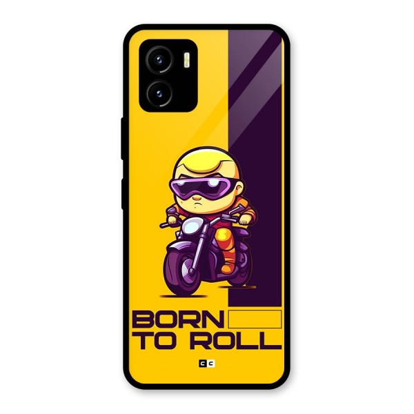 Born To Roll Glass Back Case for Vivo Y15s