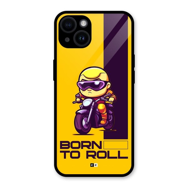 Born To Roll Glass Back Case for iPhone 14