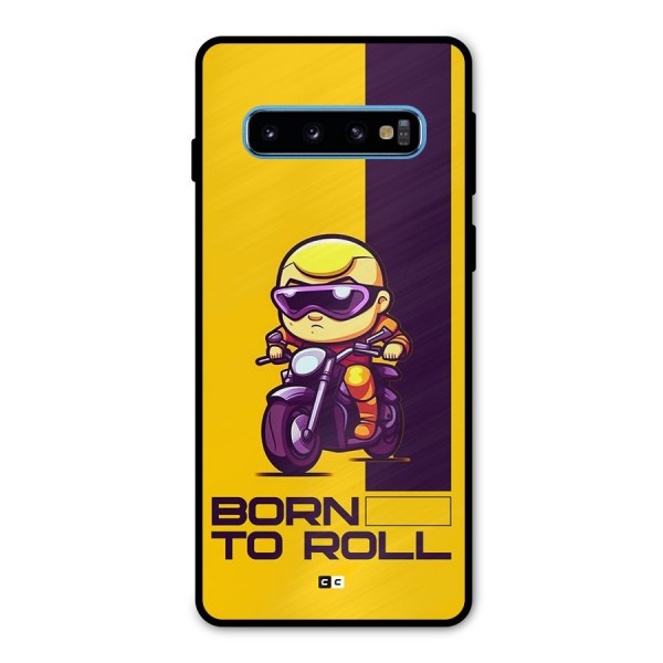 Born To Roll Metal Back Case for Galaxy S10