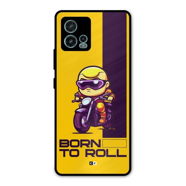 Born To Roll Metal Back Case for Moto G72