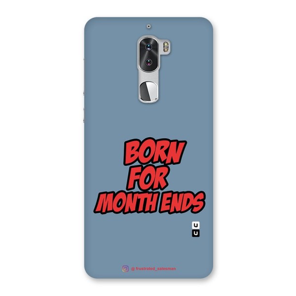 Born for Month Ends SteelBlue Back Case for Coolpad Cool 1