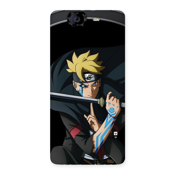 Boruto Uzumaki Stance Back Case for Canvas Knight A350