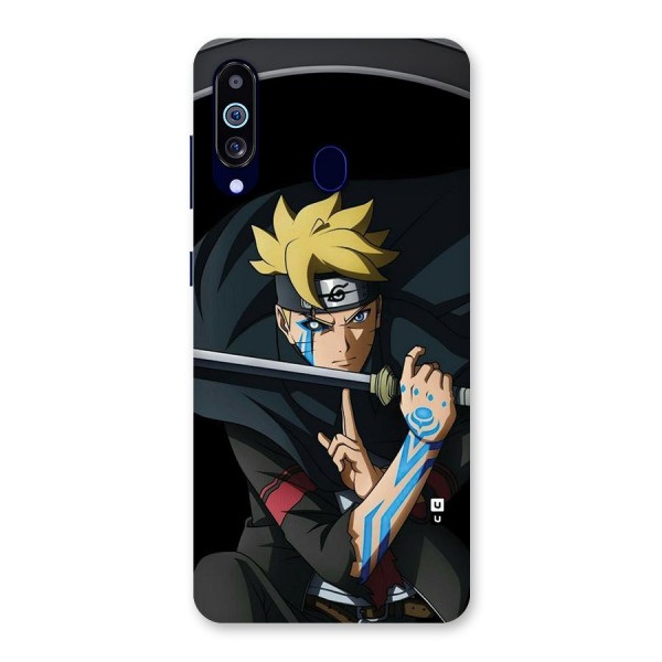 Boruto Uzumaki Stance Back Case for Galaxy A60