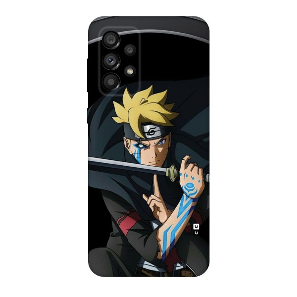 Boruto Uzumaki Stance Back Case for Galaxy A73 5G