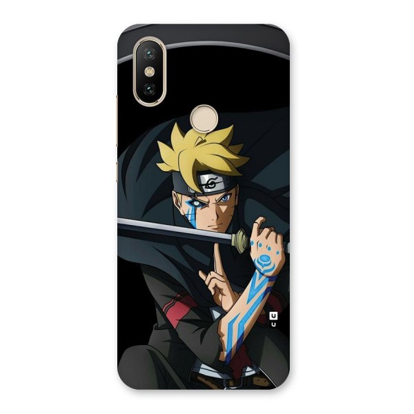 Boruto Uzumaki Stance Back Case for Mi A2