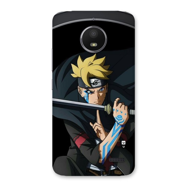 Boruto Uzumaki Stance Back Case for Moto E4