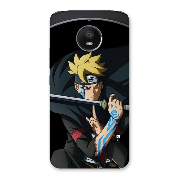 Boruto Uzumaki Stance Back Case for Moto E4 Plus