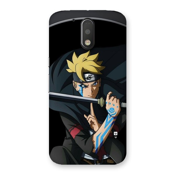 Boruto Uzumaki Stance Back Case for Moto G4