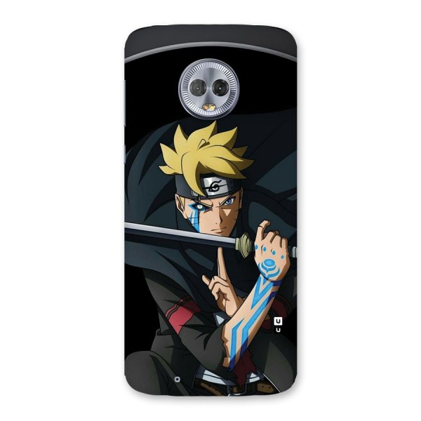 Boruto Uzumaki Stance Back Case for Moto G6