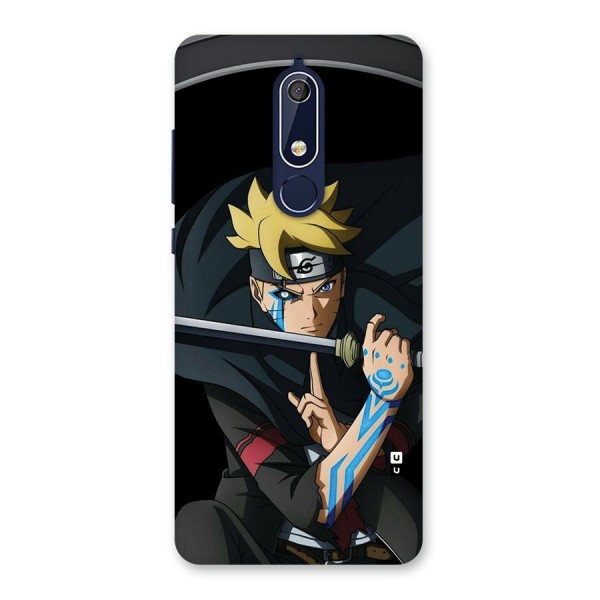 Boruto Uzumaki Stance Back Case for Nokia 5.1