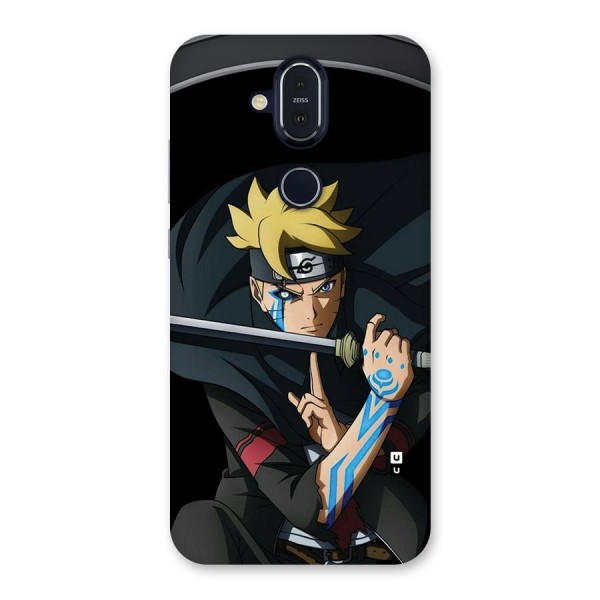 Boruto Uzumaki Stance Back Case for Nokia 8.1