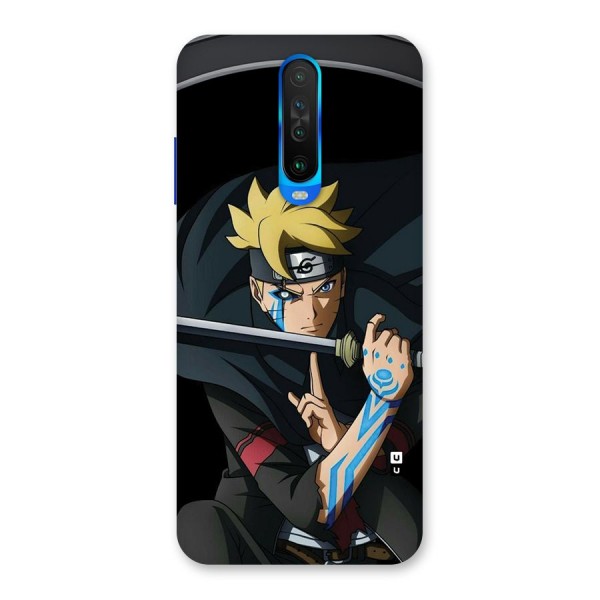 Boruto Uzumaki Stance Back Case for Poco X2