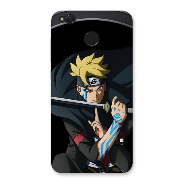 Boruto Uzumaki Stance Back Case for Redmi 4