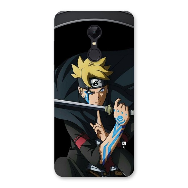 Boruto Uzumaki Stance Back Case for Redmi 5