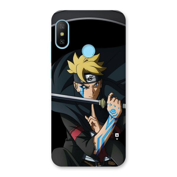 Boruto Uzumaki Stance Back Case for Redmi 6 Pro