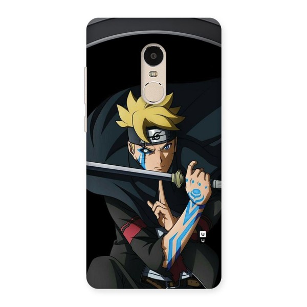 Boruto Uzumaki Stance Back Case for Redmi Note 4